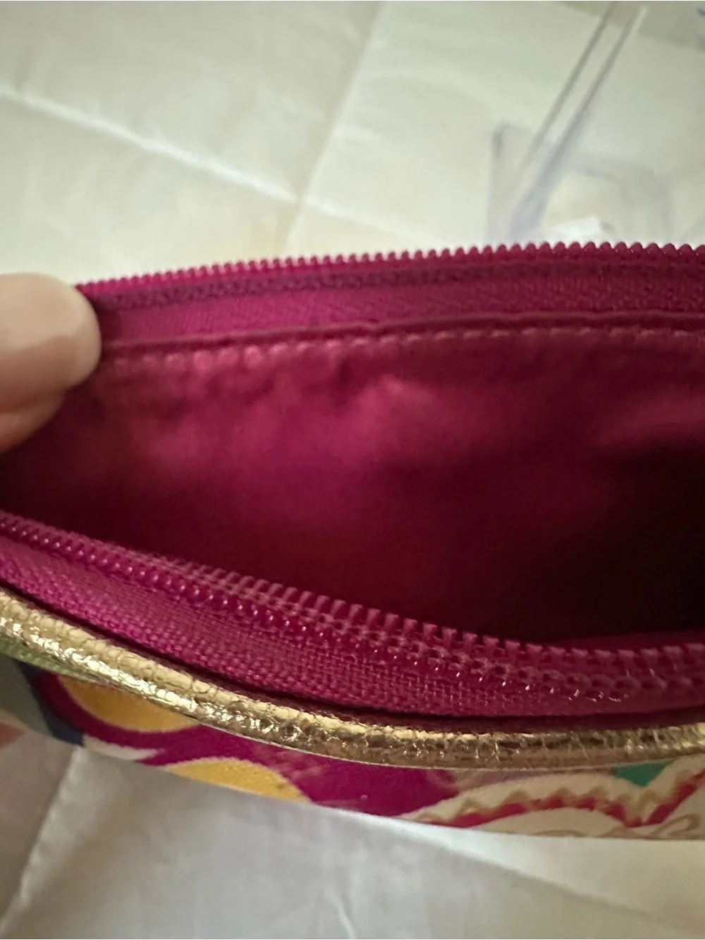 Coach Poppy Pop Art Wristlet